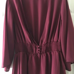 Torrid garnet blouse